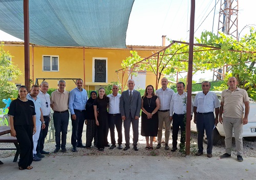  Sayın Kaymakamımız Rahmi KÖSE Kır Mahalle Muhtarı Yılmaz GÖKALP'i Ziyaret Etti