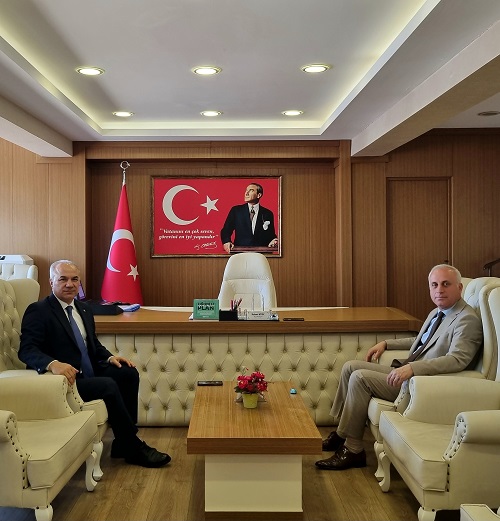 Bölge Adliye Mahkemesi Cumhuriyet Başsavcı Vekili Mustafa ŞERAN Sayın Kaymakamımız Rahmi KÖSE'yi Ziyaret Etti