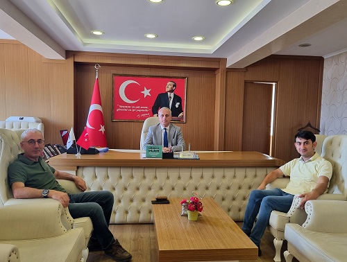 Hür-Sen Antalya 1 Nolu Şube Başkanı Hilmi TANER Sayın Kaymakamımız Rahmi KÖSE'yi Ziyaret Etti